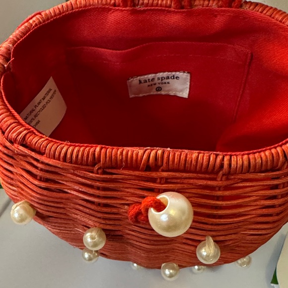 Kate Spade Strawberry Red and Green Bag Target NWT - Picture 5 of 6